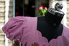 Premium kora chain stitch embroidery cotton frock