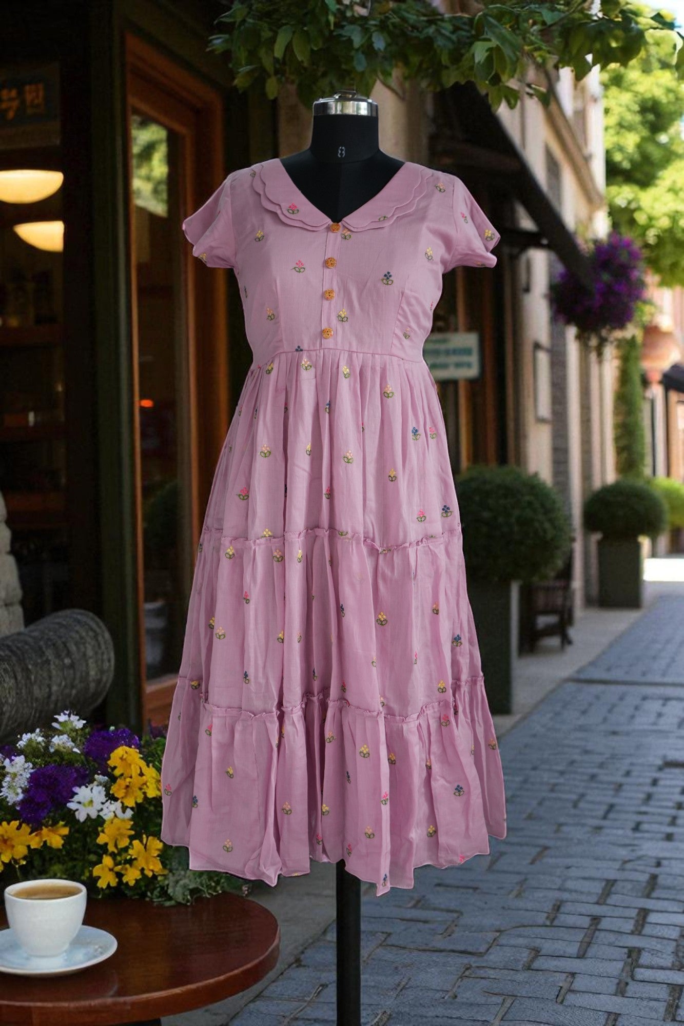 Premium Mul cotton frock