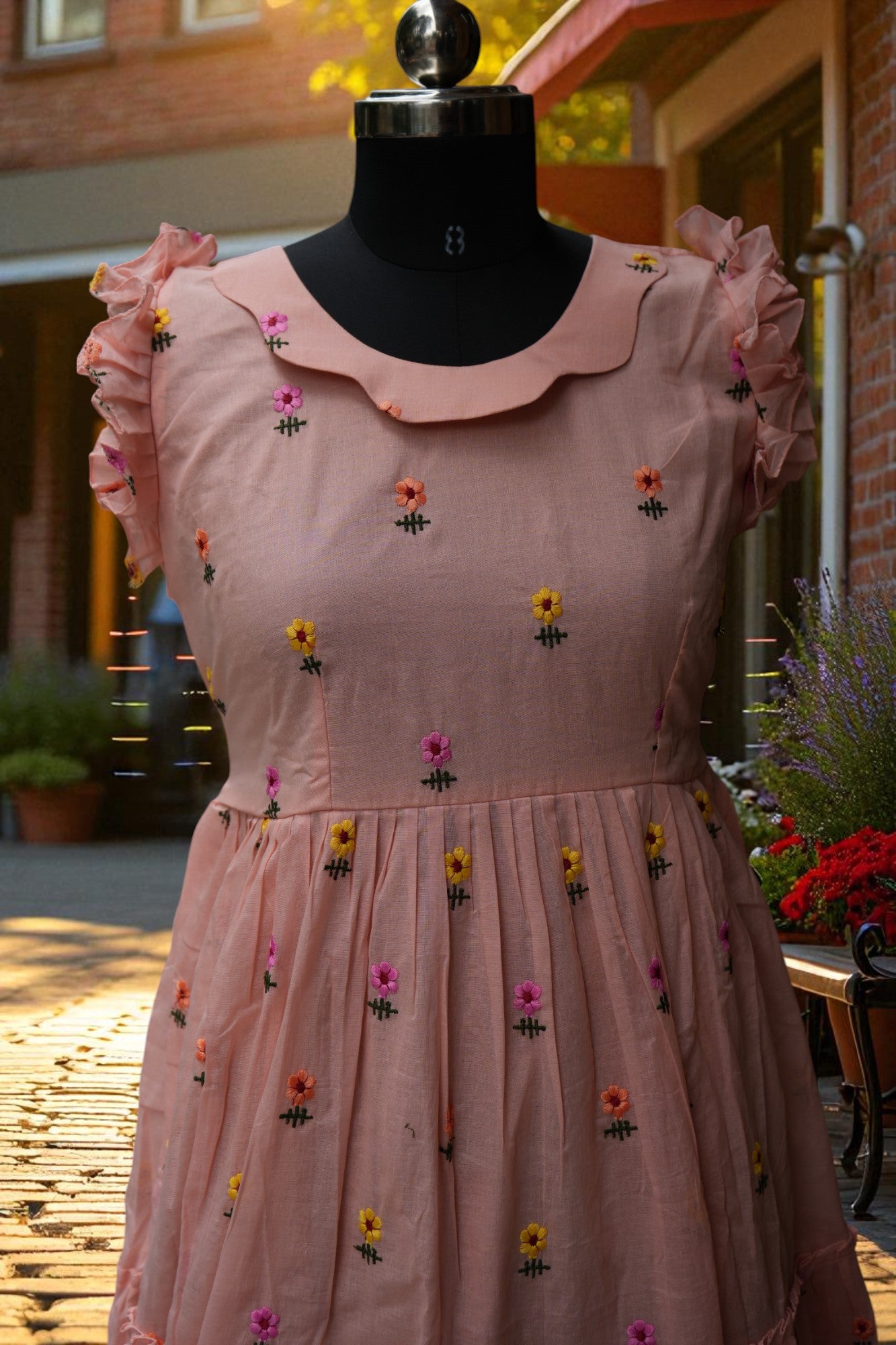 Premium Mul cotton frock