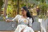 Premium kora camel cotton frock