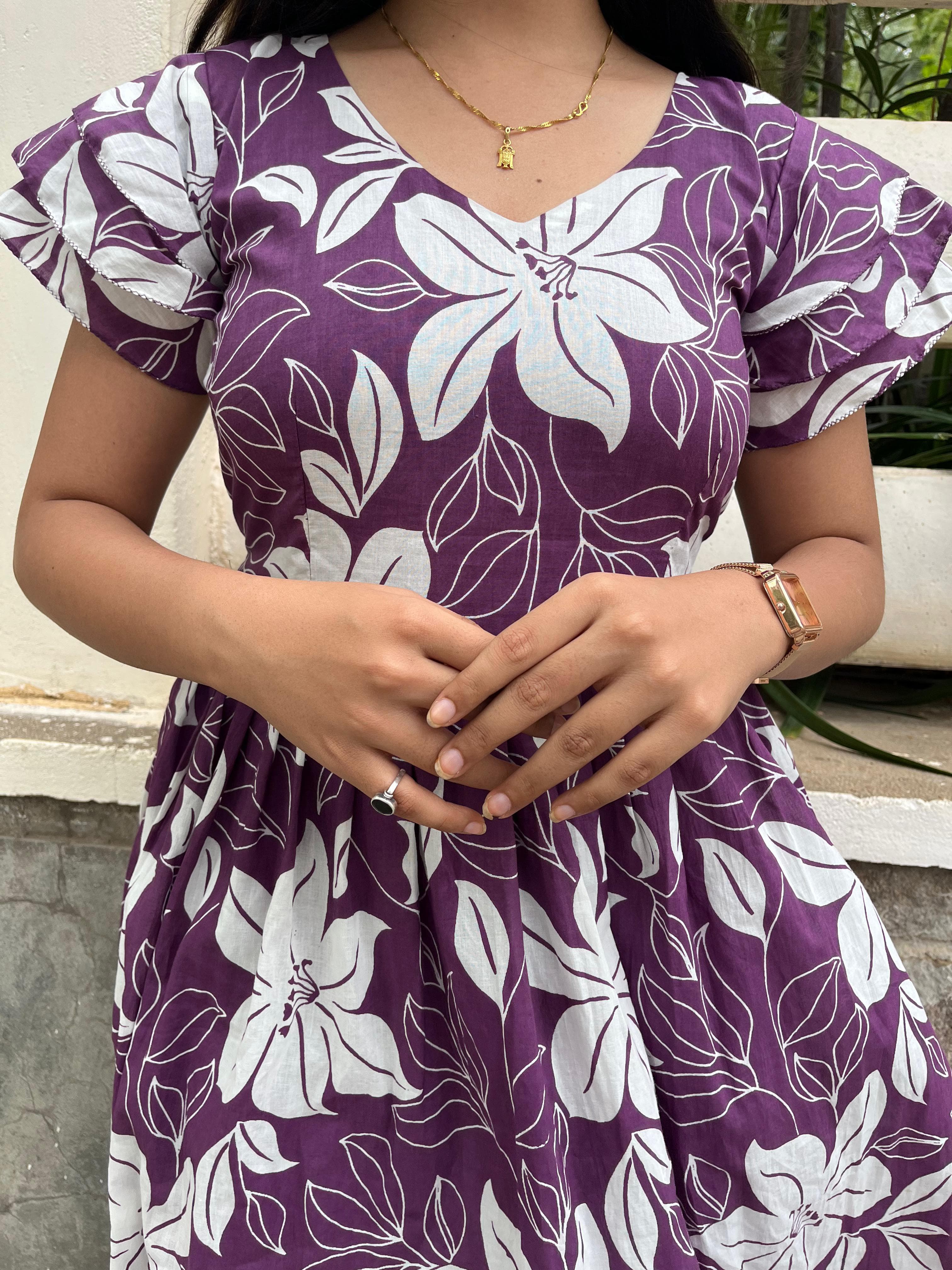 Premium cotton frock