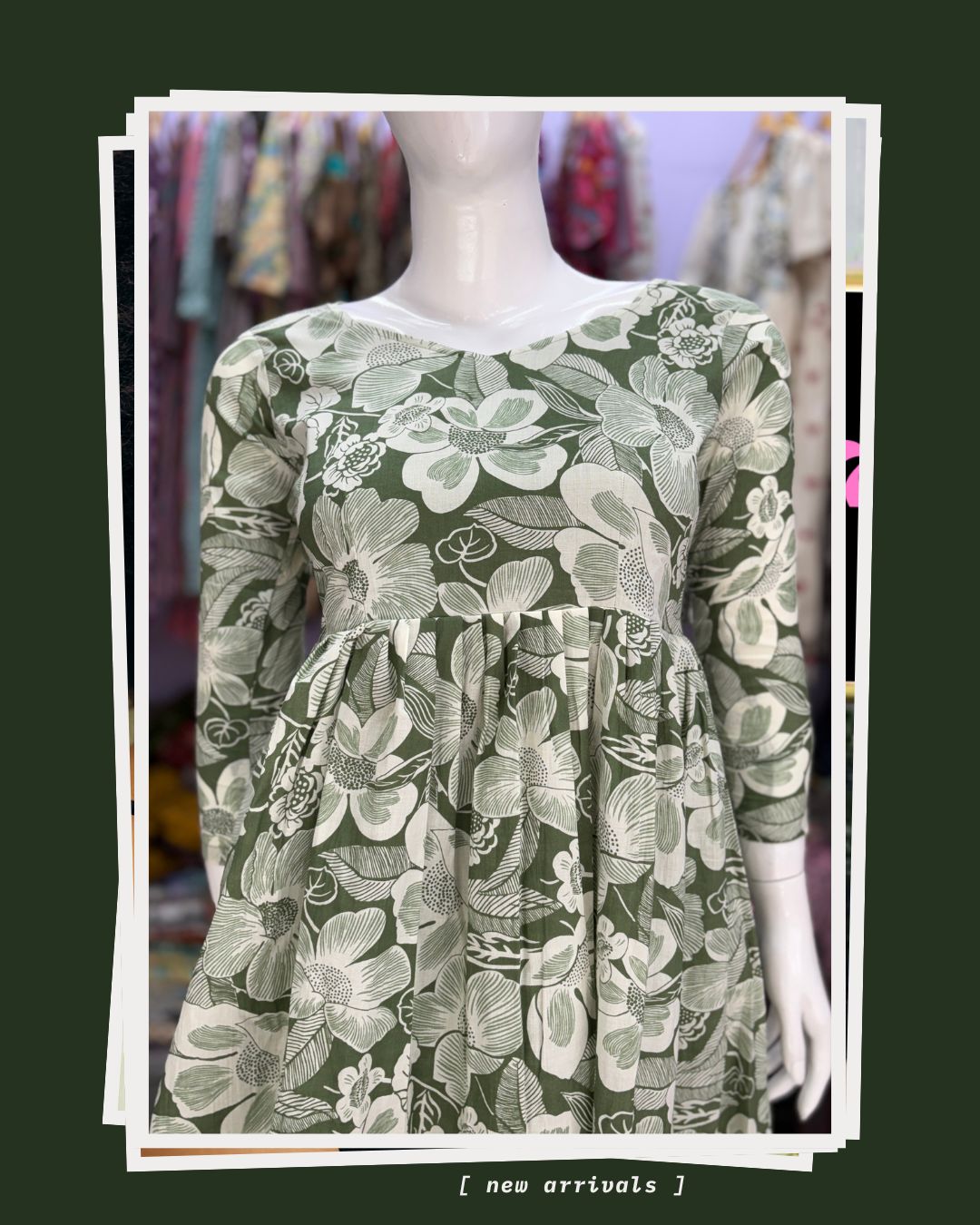Premium cotton frock