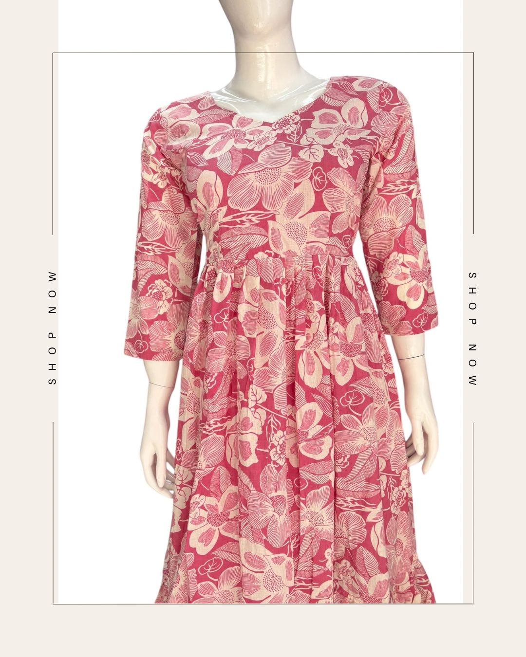 Premium cotton frock