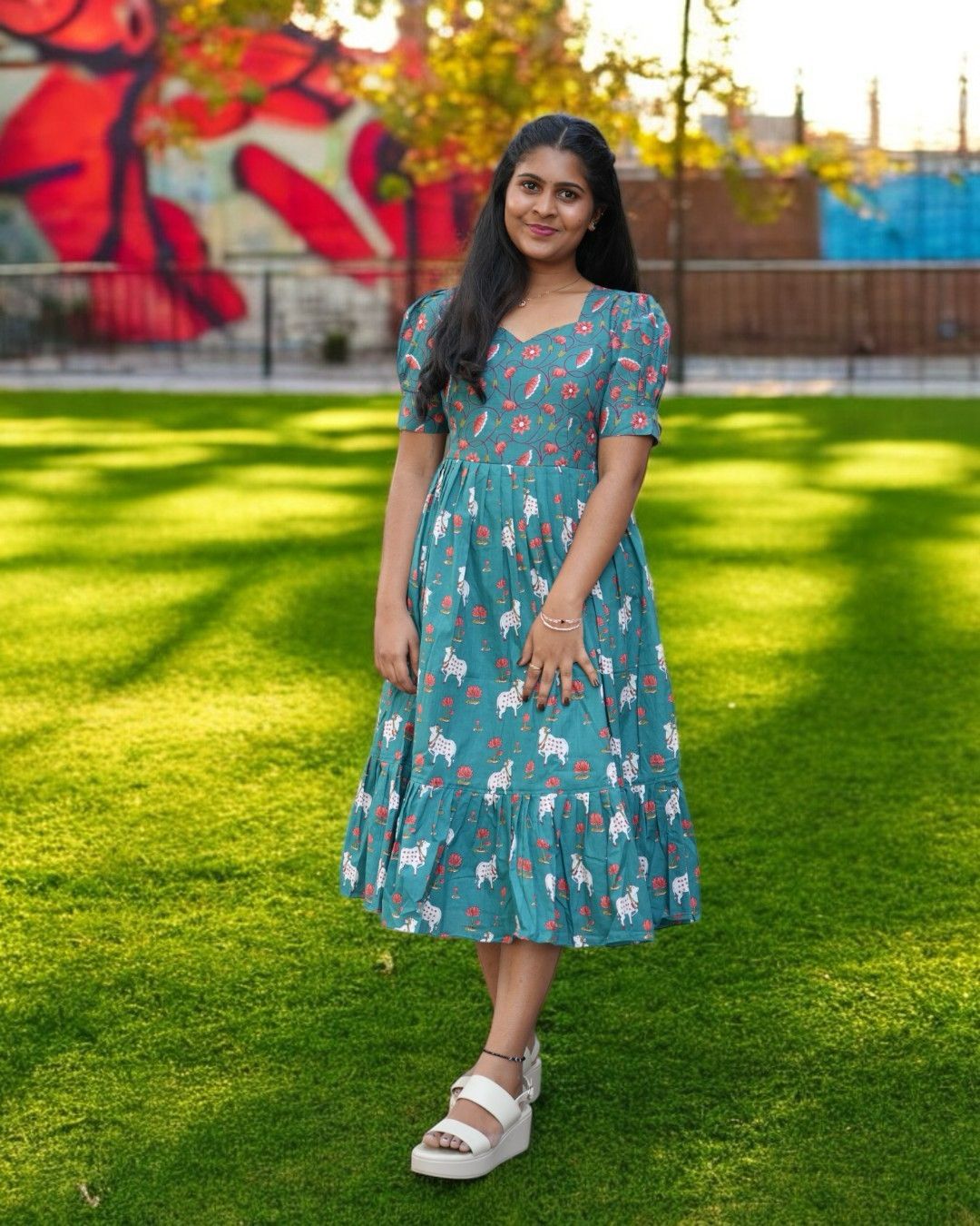 Premium cotton frock