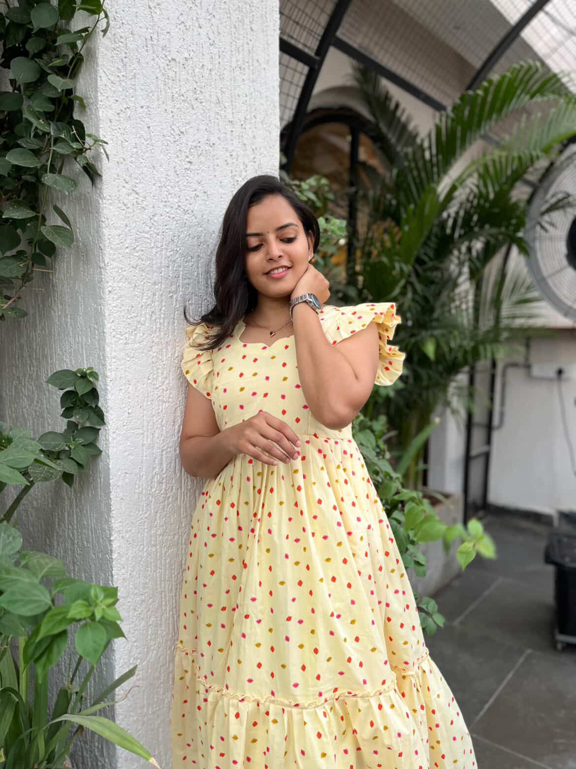 Premium cotton frock