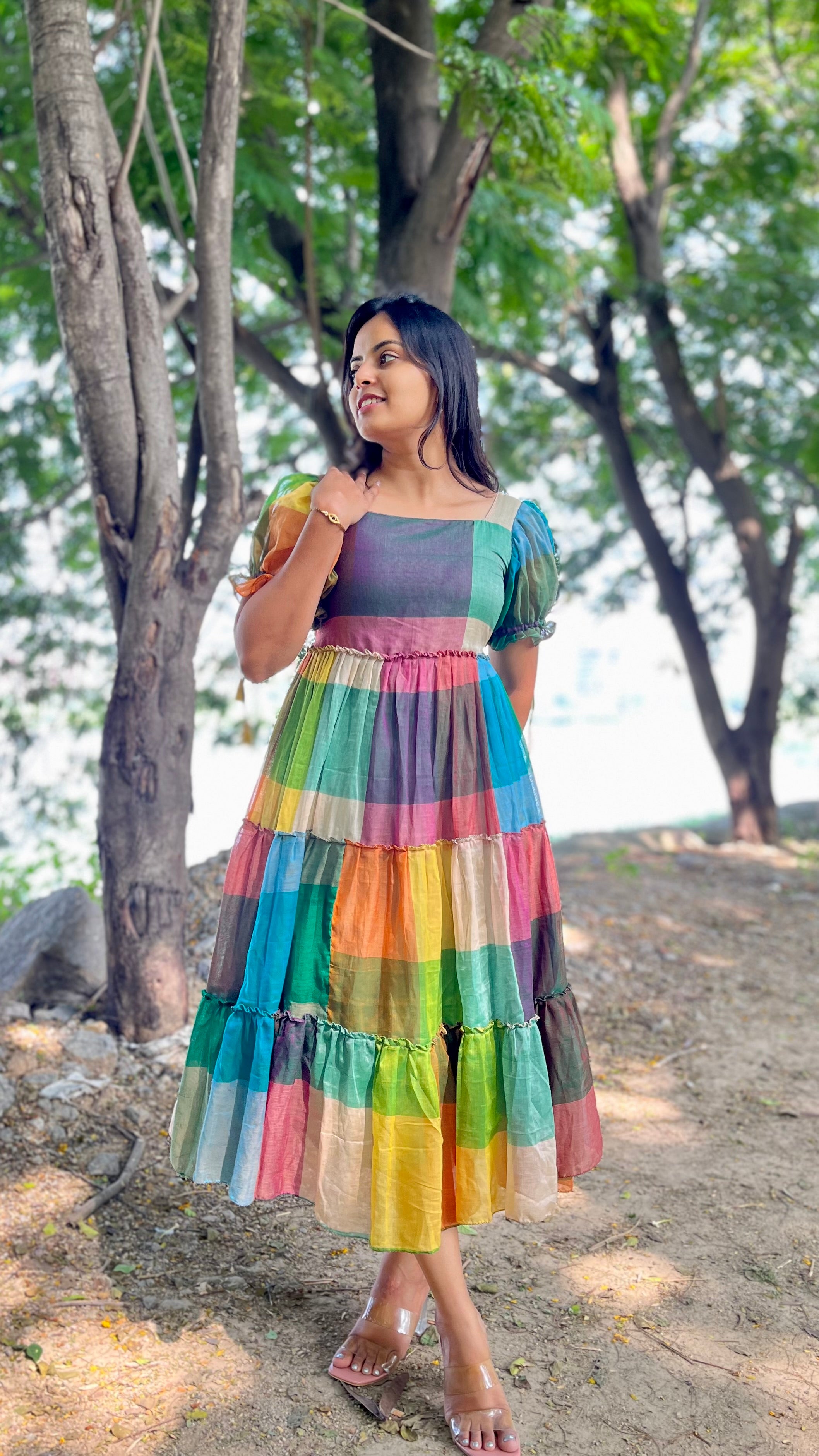 Pure Narayanapet Handloom Muti colour