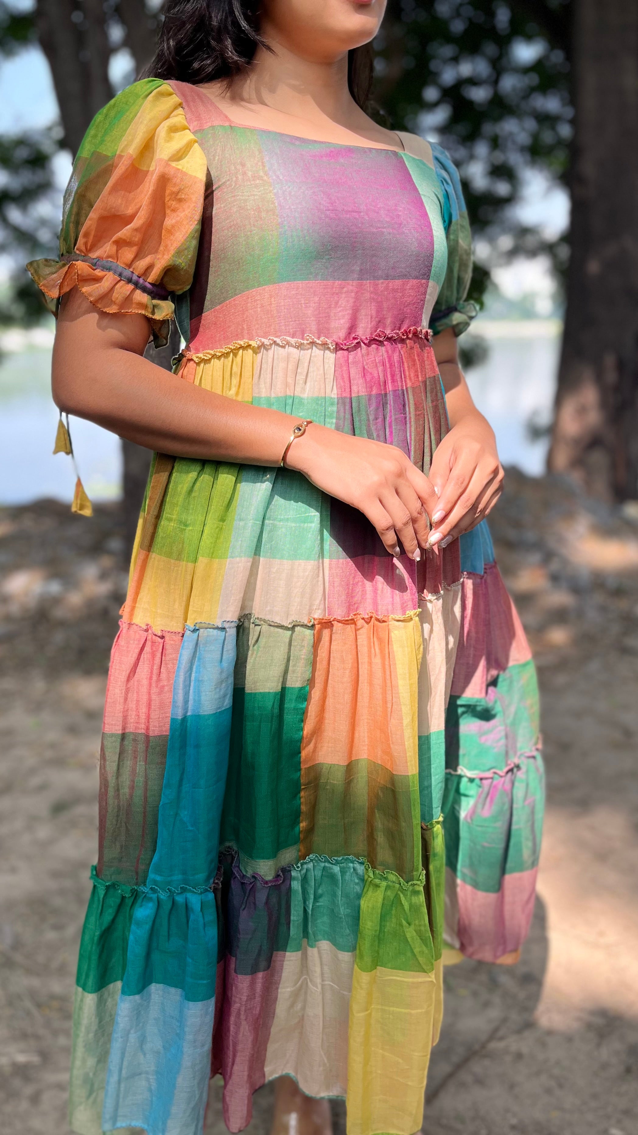 Pure Narayanapet Handloom Muti colour