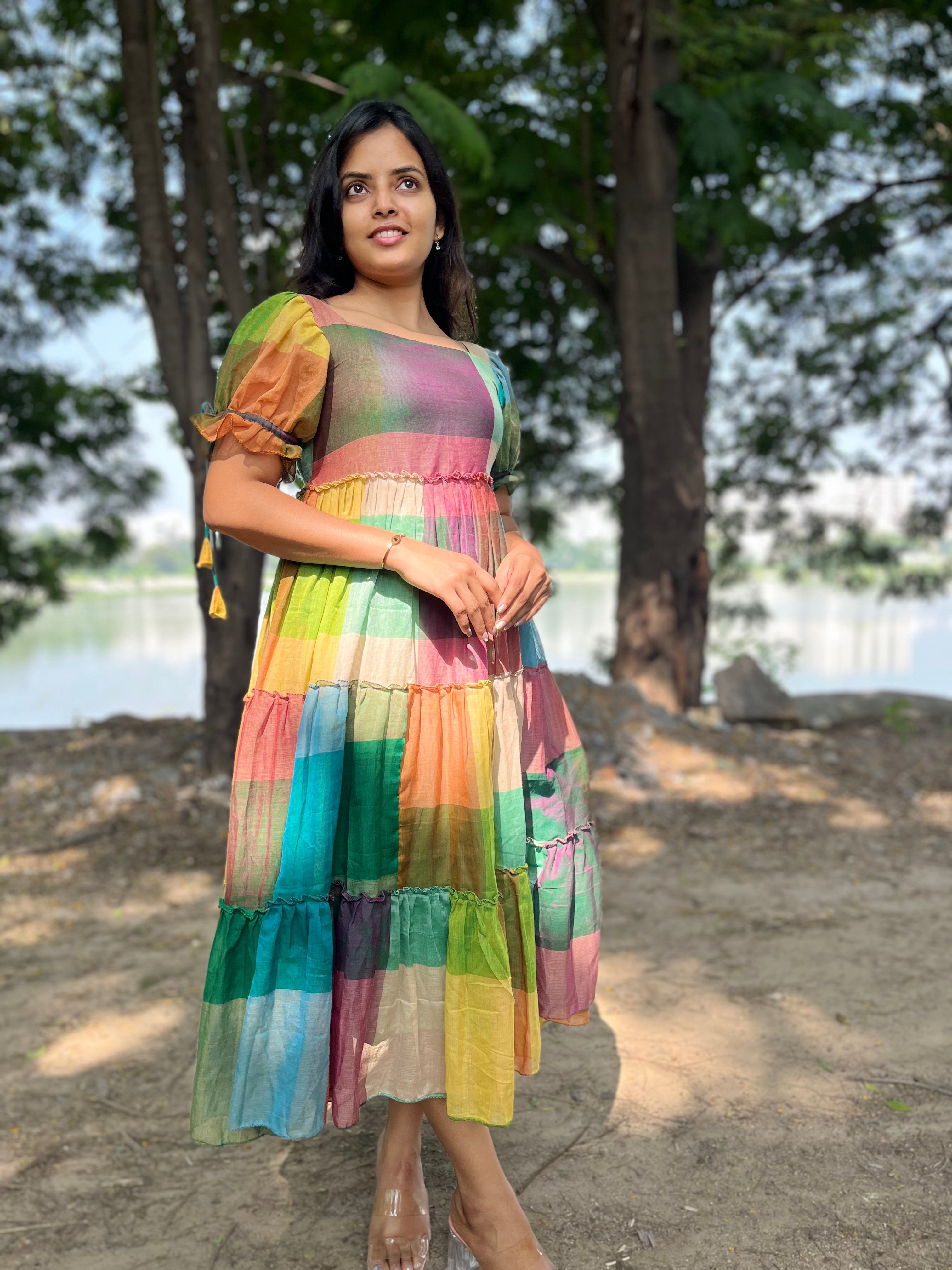 Pure Narayanapet Handloom Muti colour