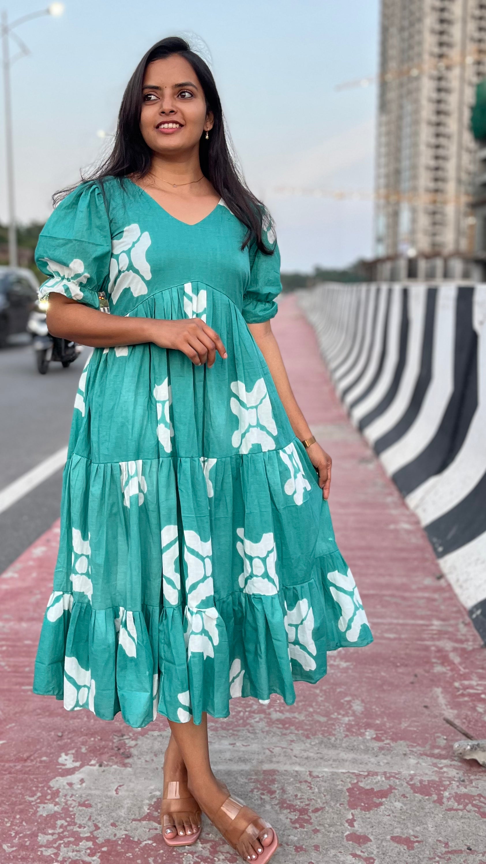 Premium cotton frock