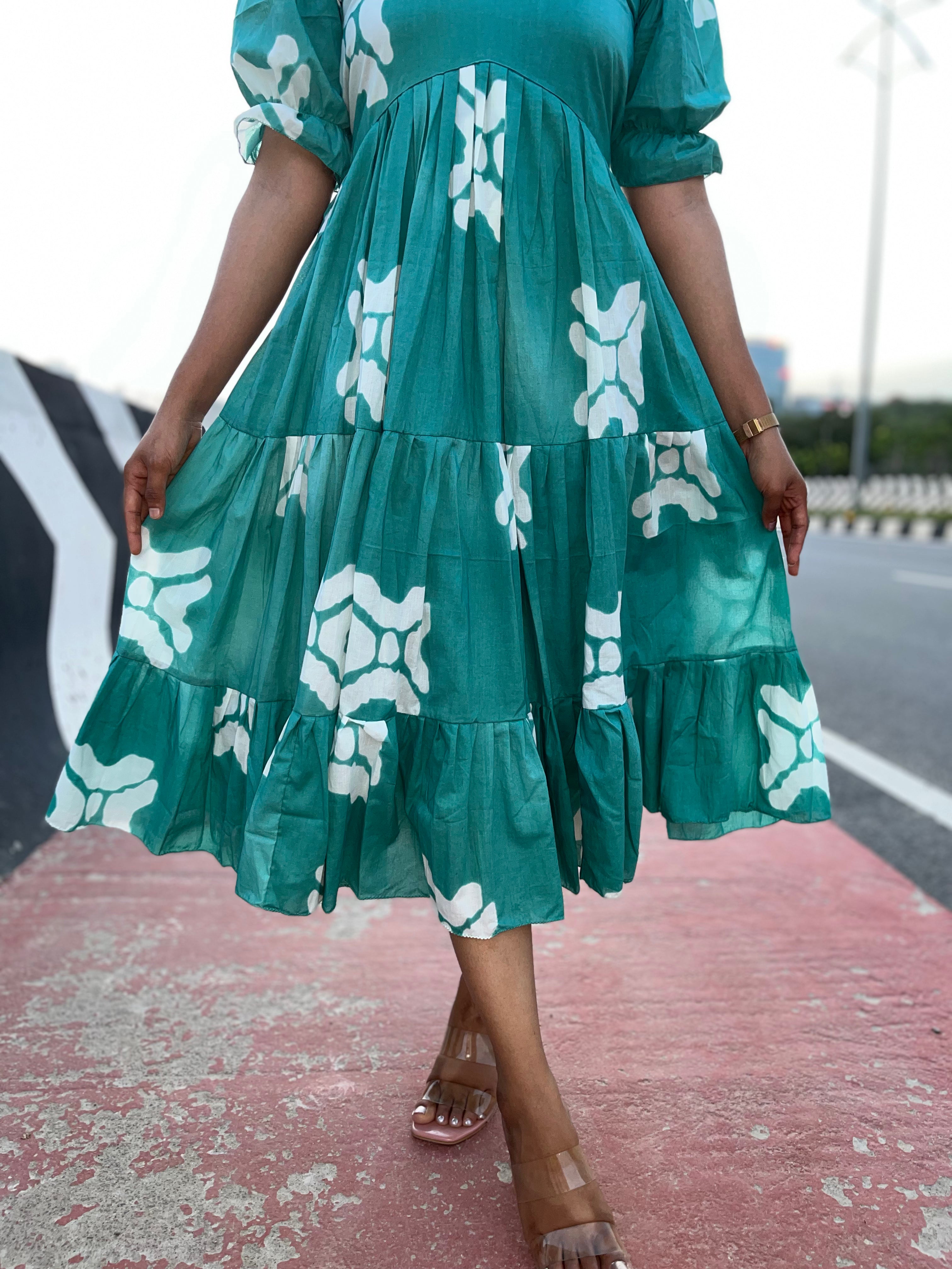 Premium cotton frock