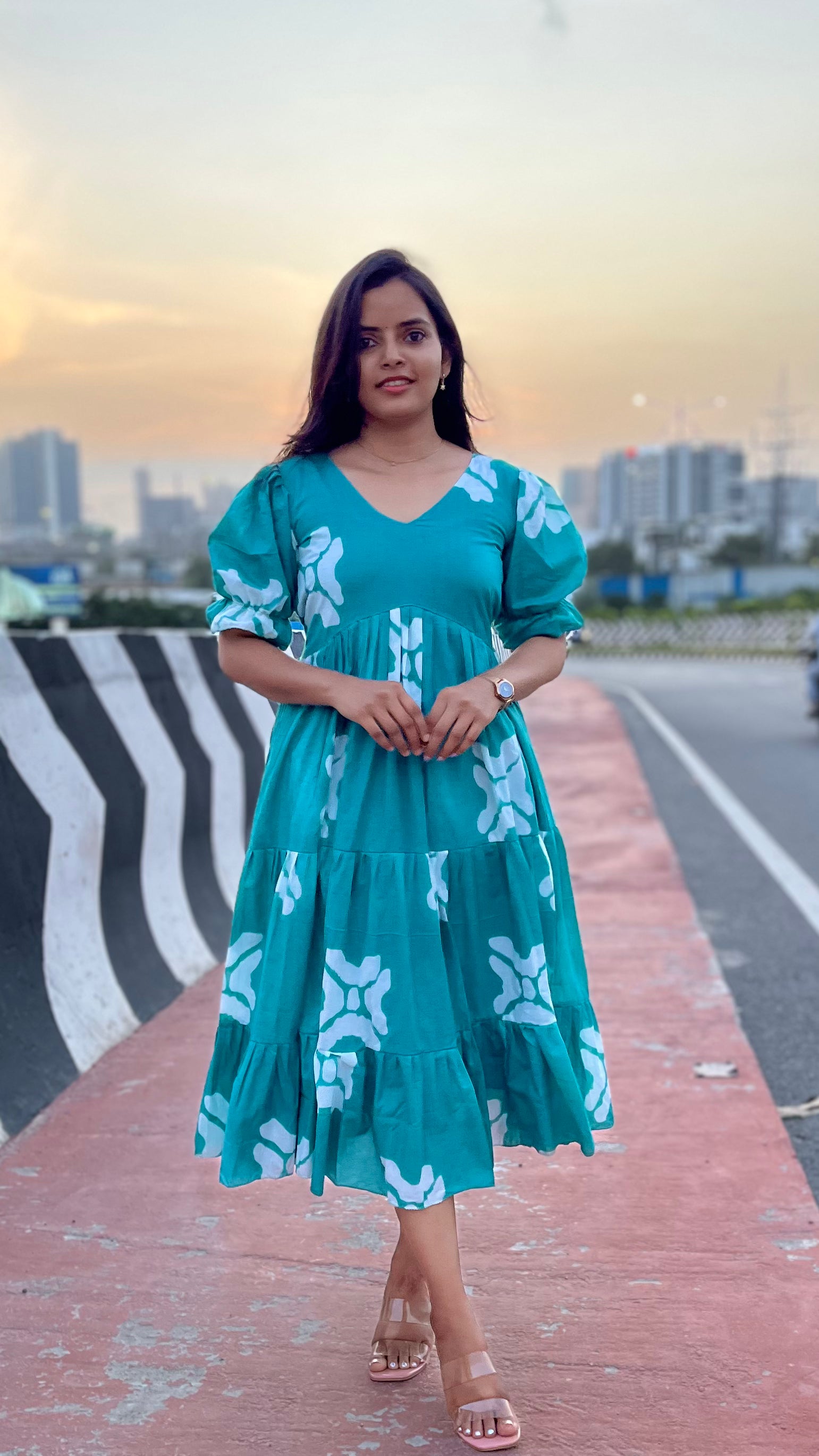 Premium cotton frock