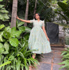 Mul chanderi Frock