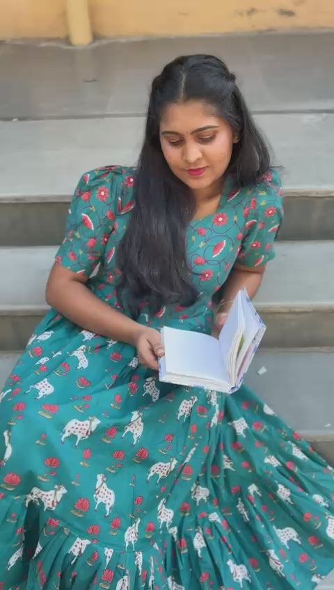 Premium cotton frock