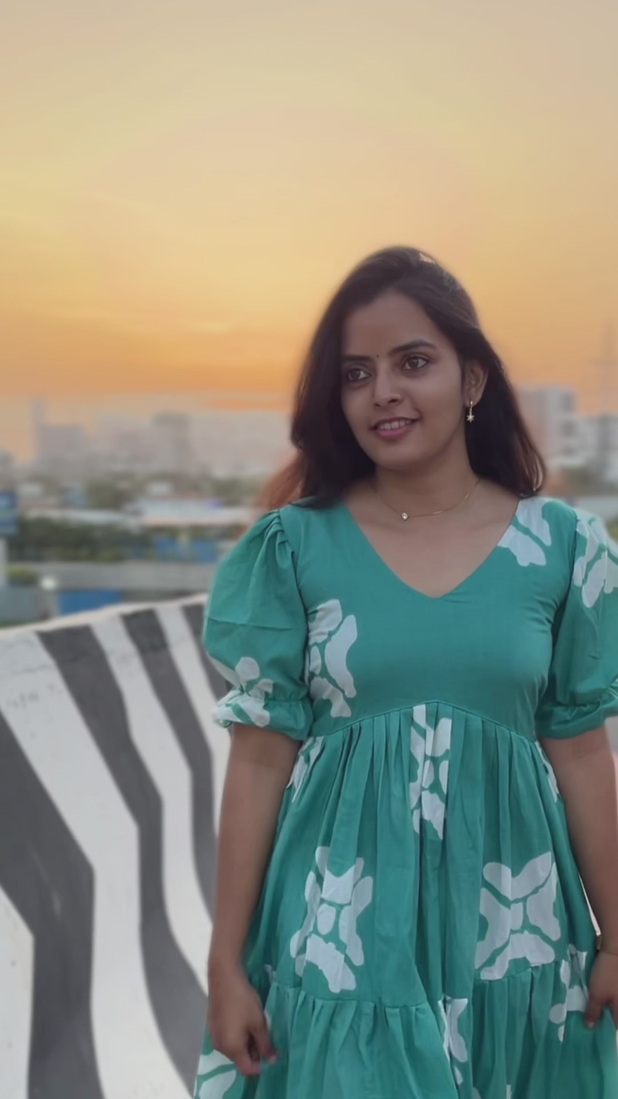 Premium cotton frock