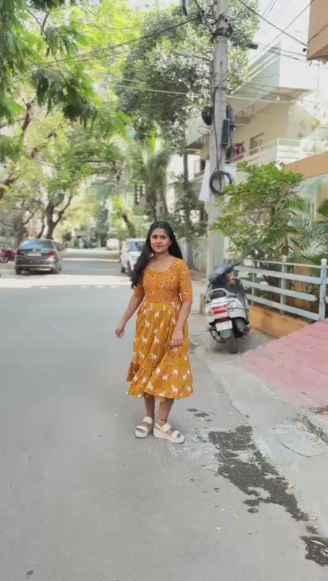 Premium cotton frock